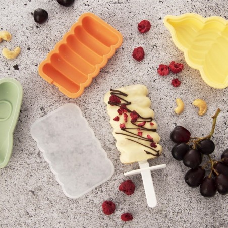 Jäätisevorm, silikoon, oranž | FreshDesign.ee