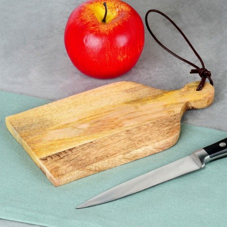 Puidust lõikelaud serveerimisalus 19.5x10 cm