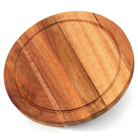 Puidust lõikelaud serveerimisalus 25 cm | FreshDesign.ee