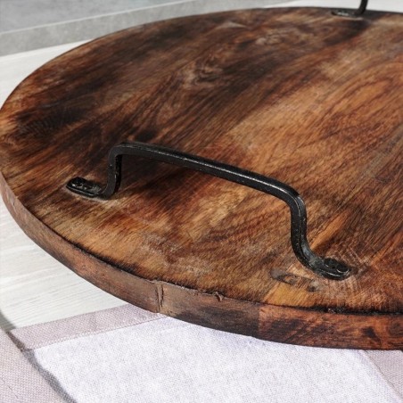 Puidust sangadega serveerimisalus, 39 cm | FreshDesign.ee