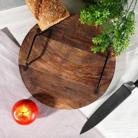 Puidust serveerimisalus käepidemetega, 30 cm | FreshDesign.ee