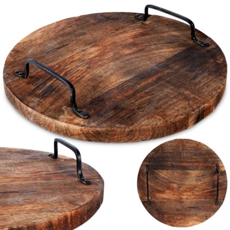 Puidust serveerimisalus käepidemetega, 30 cm | FreshDesign.ee