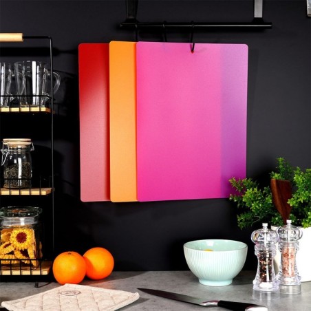 Painduvad lõikelauad 38x28 cm 3 tk