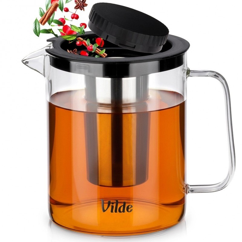 Kuumuskindlast klaasist teekann koos teetõ... | FreshDesign.ee