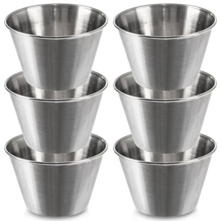 Dipikausid roostevaba teras 6 tk, 9.5 cm, 240 ml | FreshDesign.ee