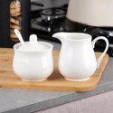 Valge portselanist suhkrukauss ja piimakan... | FreshDesign.ee