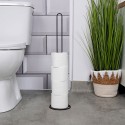 WC-paberi hoidja, must metall, 60 cm | FreshDesign.ee