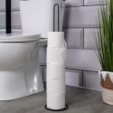 WC-paberi hoidja, must metall, 60 cm | FreshDesign.ee