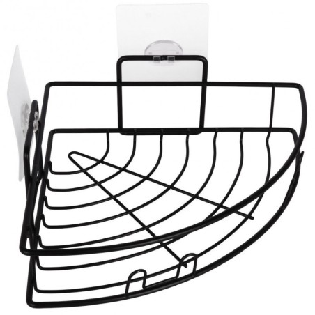 Vannitoa dušši nurgariiul, metall, must | FreshDesign.ee