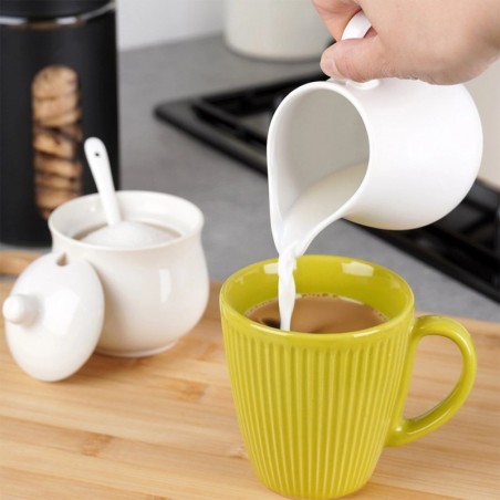 Valge portselanist suhkrukauss ja piimakan... | FreshDesign.ee