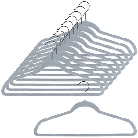 Riidepuud, hall velvet, 45x24.5 cm 10 tk