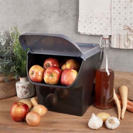 Köögiviljade hoiunõu 13 liitrit, antratsiit | FreshDesign.ee
