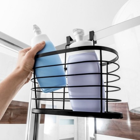 Must metall korv uksele 26.5x23.5x30.5 cm | FreshDesign.ee