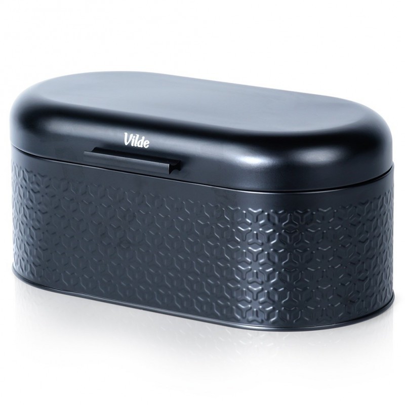 Leivakast roostevabateras must 34x20x15 cm | FreshDesign.ee