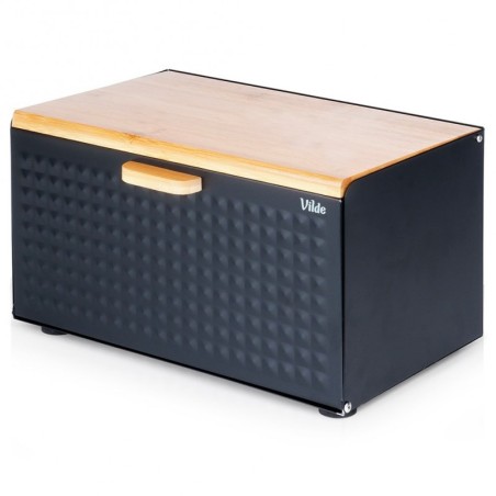 Leivakast must ja puit 35.5x22x20.5 cm | FreshDesign.ee