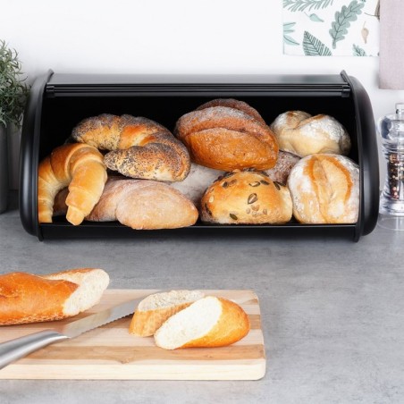 Leivakast roostevaba teras, must, 43x27.5x... | FreshDesign.ee