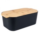 Leivakast lõikelauaga must 33x18.5x12 cm | FreshDesign.ee