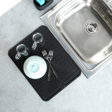 Silikoon kuivatusmatt, must, 40x30 cm | FreshDesign.ee