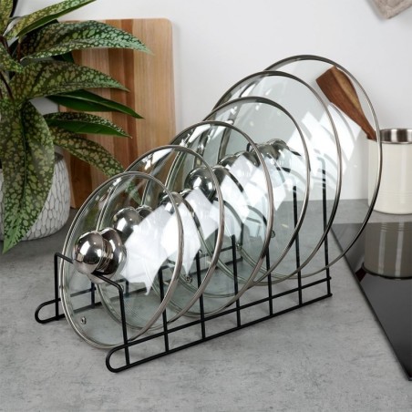 Panni / poti kaante hoidja, metall, must