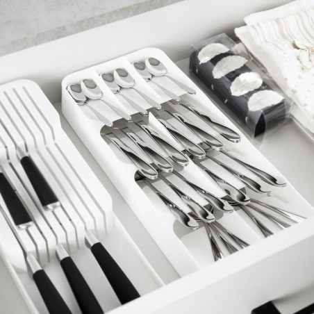 Söögiriistade sahtlisisu, 39x17 cm, valge