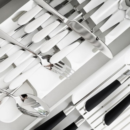 Söögiriistade sahtlisisu, 39x17 cm, valge | FreshDesign.ee