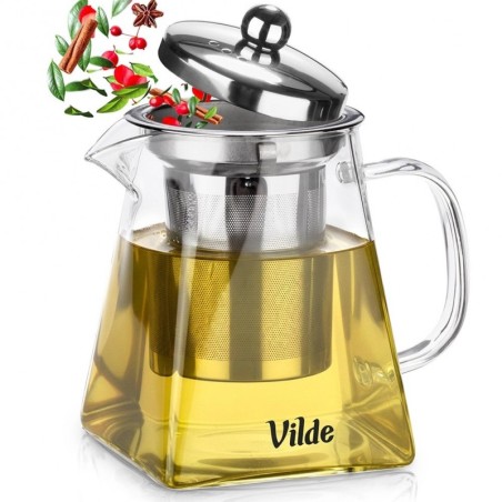 Kuumuskindlast klaasist teekann koos teetõ... | FreshDesign.ee