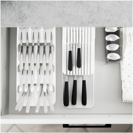 Nugade hoidja sahtlisse 39x14.5x7.5 cm, valge | FreshDesign.ee