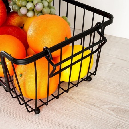 Korv puuviljadele, must, metall | FreshDesign.ee