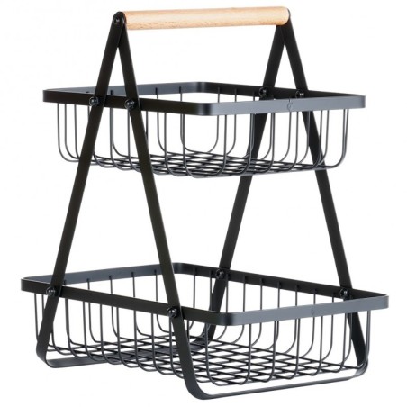 Kahe tasandiline puuviljakorv 27x17.5x29 c... | FreshDesign.ee