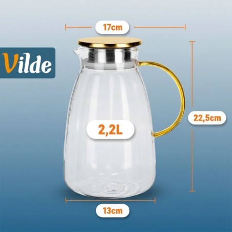 Kaanega klaaskann 2, 2 liitrit | FreshDesign.ee