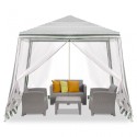 Aiapaviljon varikatus sääsevõrguga valge 3 x 3 m | FreshDesign.ee