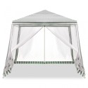 Aiapaviljon varikatus sääsevõrguga valge 3 x 3 m | FreshDesign.ee