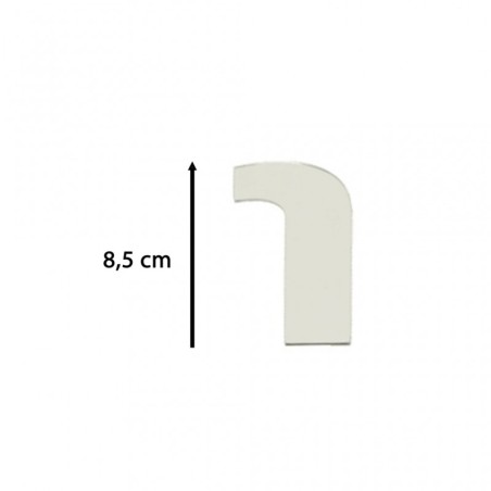 Suur seinakell 80-120 cm, hõbe, 12 numbrit | FreshDesign.ee