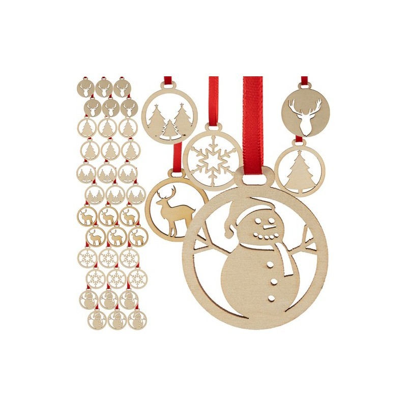 Puidust kuuseehted, 36 tk | FreshDesign.ee