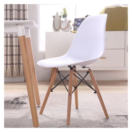 Söögitoolid, 4 tk, valge | FreshDesign.ee