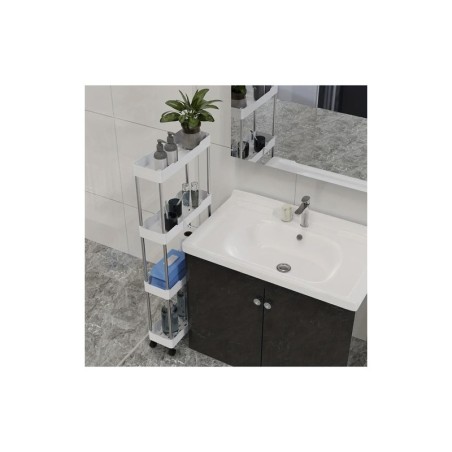 Ratastel riiul, valge | FreshDesign.ee