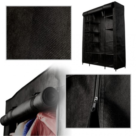 Kangast XXL riidkapp panipaik, must | FreshDesign.ee