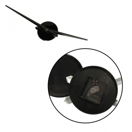 Suur seinakell 80-120 cm, must, 12 numbrit | FreshDesign.ee