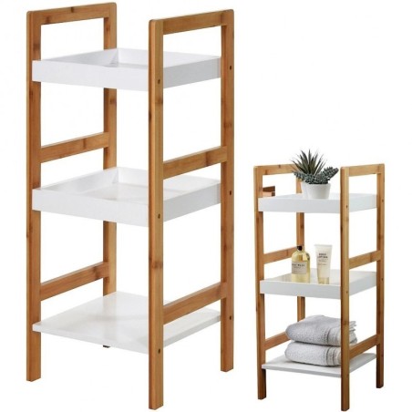 3-korruseline bambusest vannitoariiul, 30x... | FreshDesign.ee