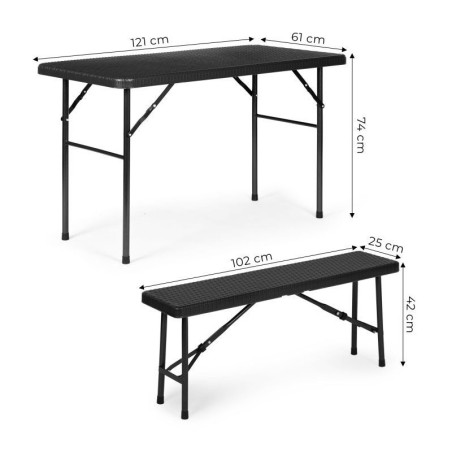 Kokkupandav laua ja pinkide komplekt | FreshDesign.ee