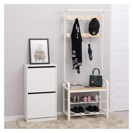 Riidenagi 33,7 x 72 x 183 cm, valge | FreshDesign.ee