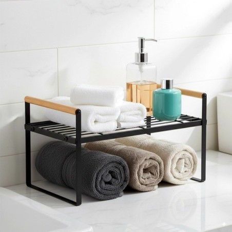 Metallist köögiriiul, must, 33x21x19,5 cm | FreshDesign.ee