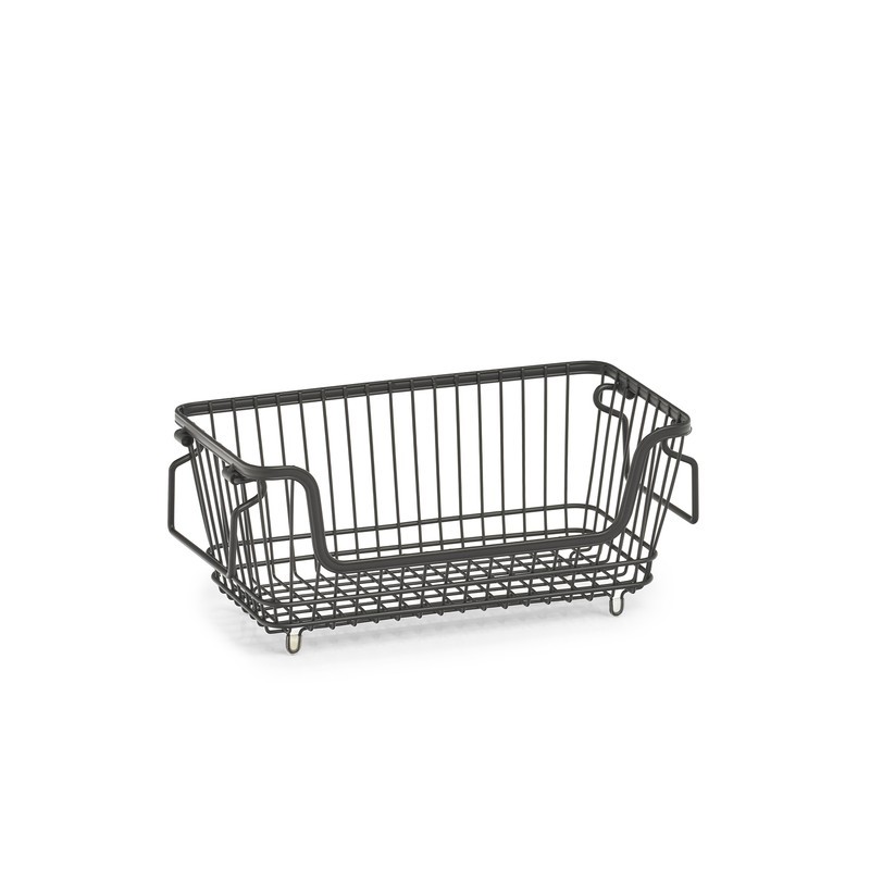 Hoiukorv, must, metall | FreshDesign.ee