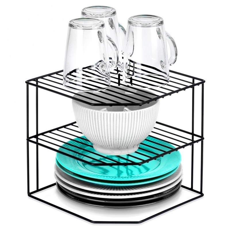 Must metallist kööginurgariiul | FreshDesign.ee