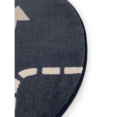 Lastetoa vaip Juno sinine Ø 120 cm Ümmargune | FreshDesign.ee