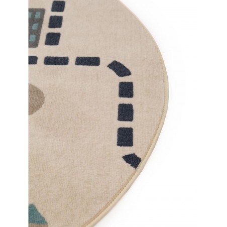 Lastetoa vaip Juno beež Ø 120 cm Ümmargune | FreshDesign.ee