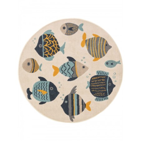 Lastetoa vaip Fabius värviline Ø 120 cm Üm... | FreshDesign.ee