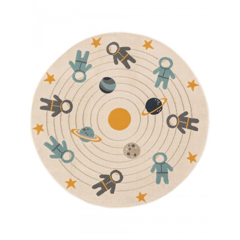 Lastetoa vaip Apollo kreem Ø 120 cm Ümmargune | FreshDesign.ee