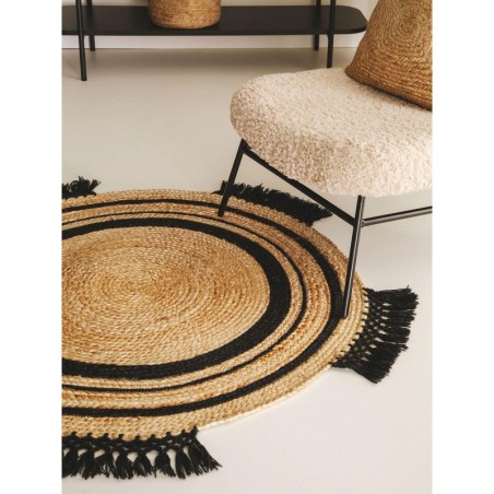 Jute VAIP Jutta helepruun/must Ø 120 cm Üm... | FreshDesign.ee