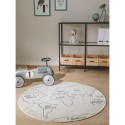 Lastetoa vaip World Map Valge/must 115 cm ... | FreshDesign.ee
